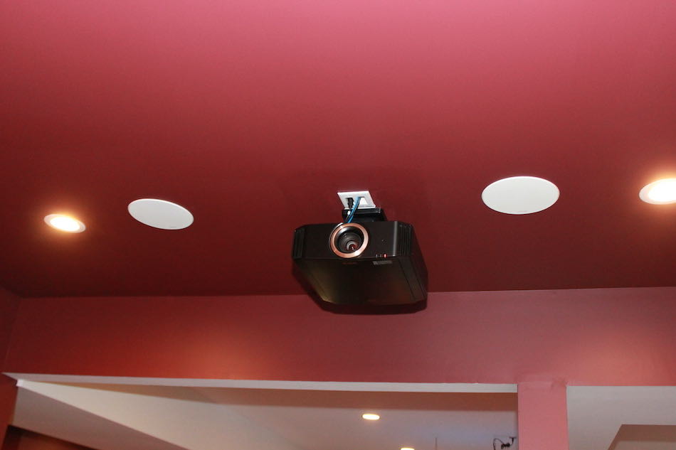 Installed JVC Pro 4K Projector