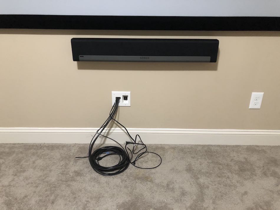 Installed Sonos Playbar