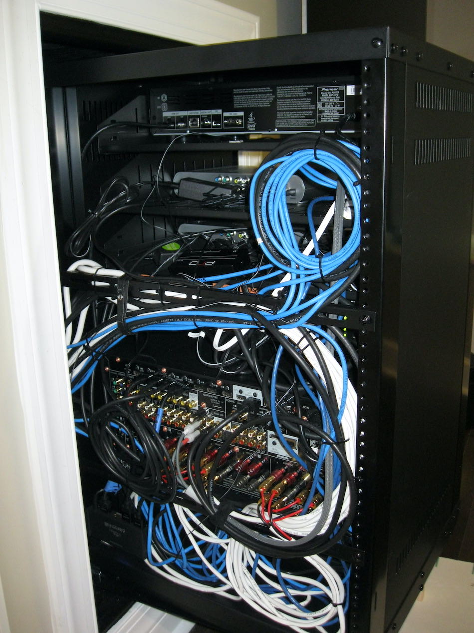 Back of Equipment Rack