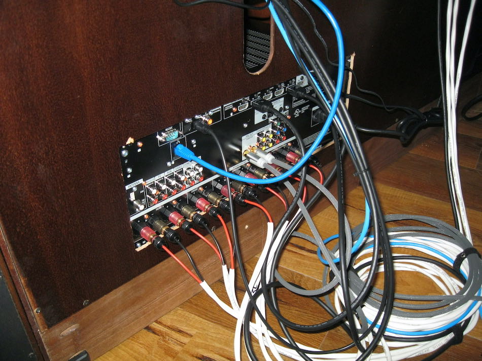 Back of Cabinet Wiring