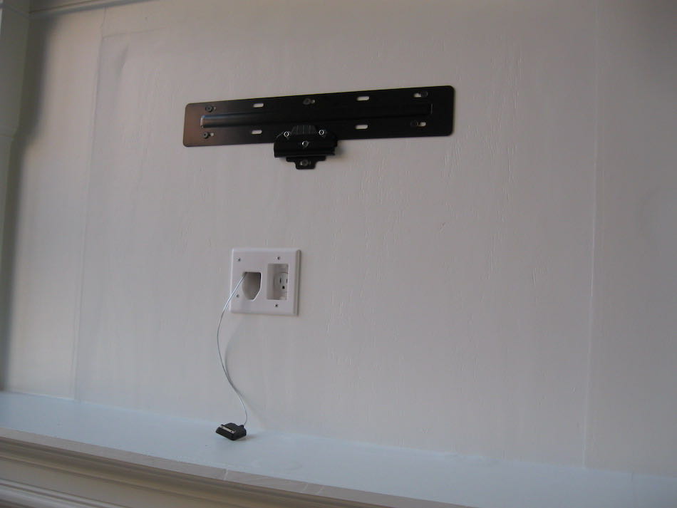 TV Mount and Wiring