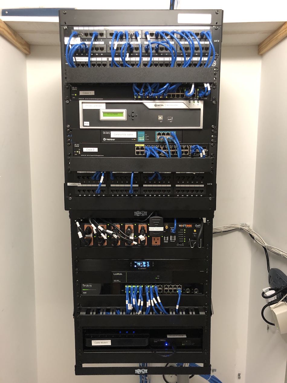 Completed Office IT Rack