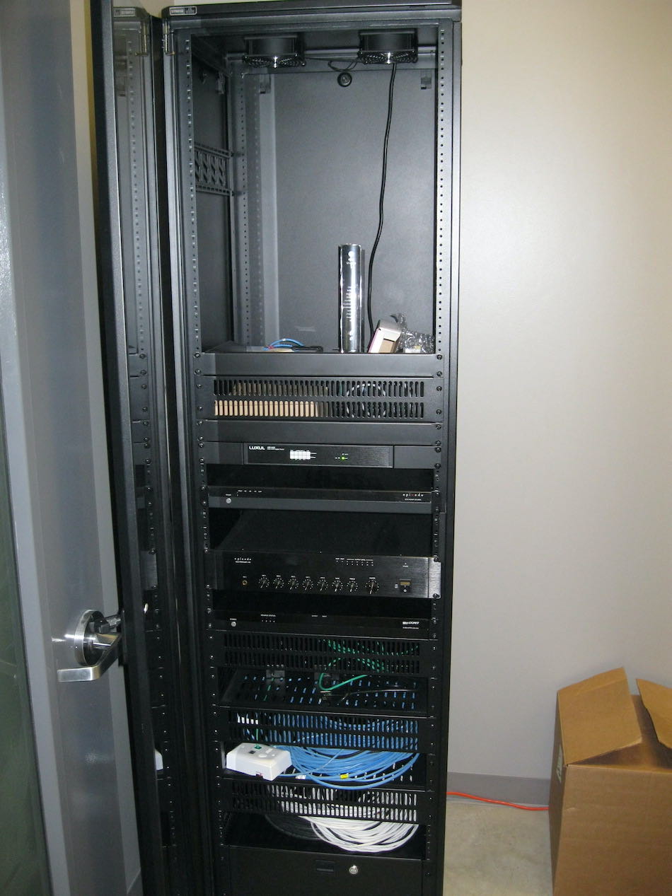 Large 42U Rack Being Prepped