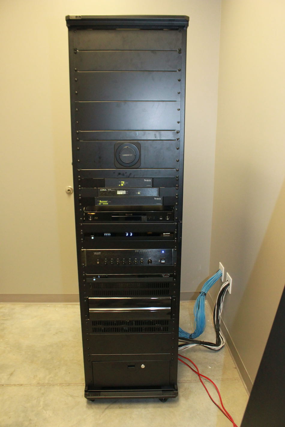 Large 42U Rack Under Construction
