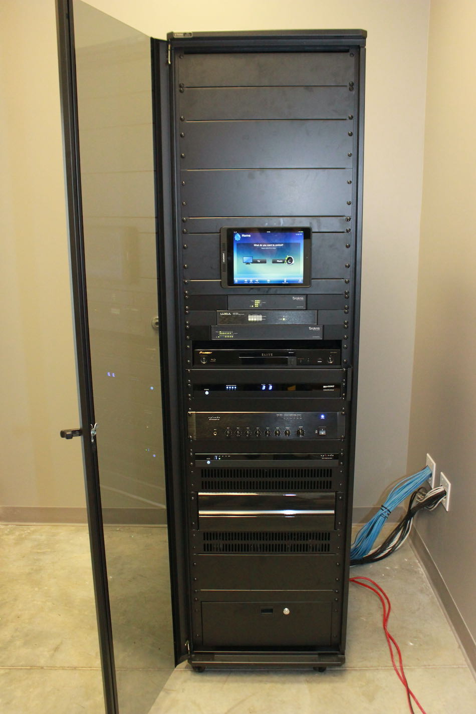 Front of Large 42U Rack