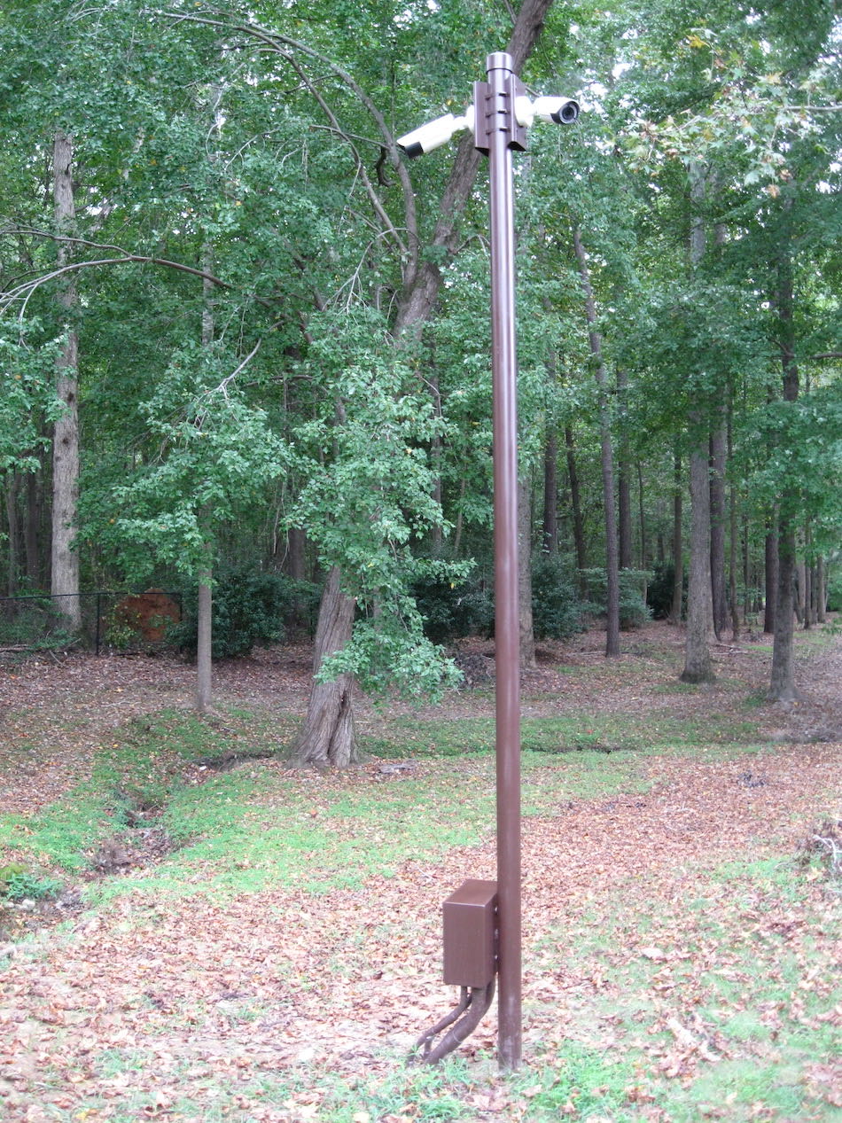 Cameras Installed on Pole