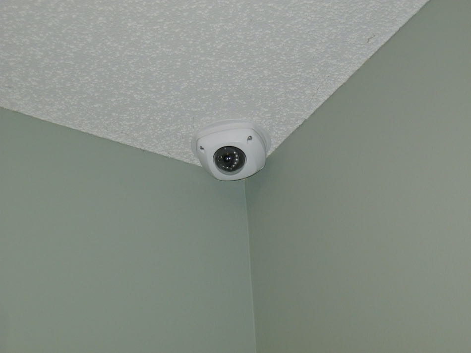 IP Camera in Living Room