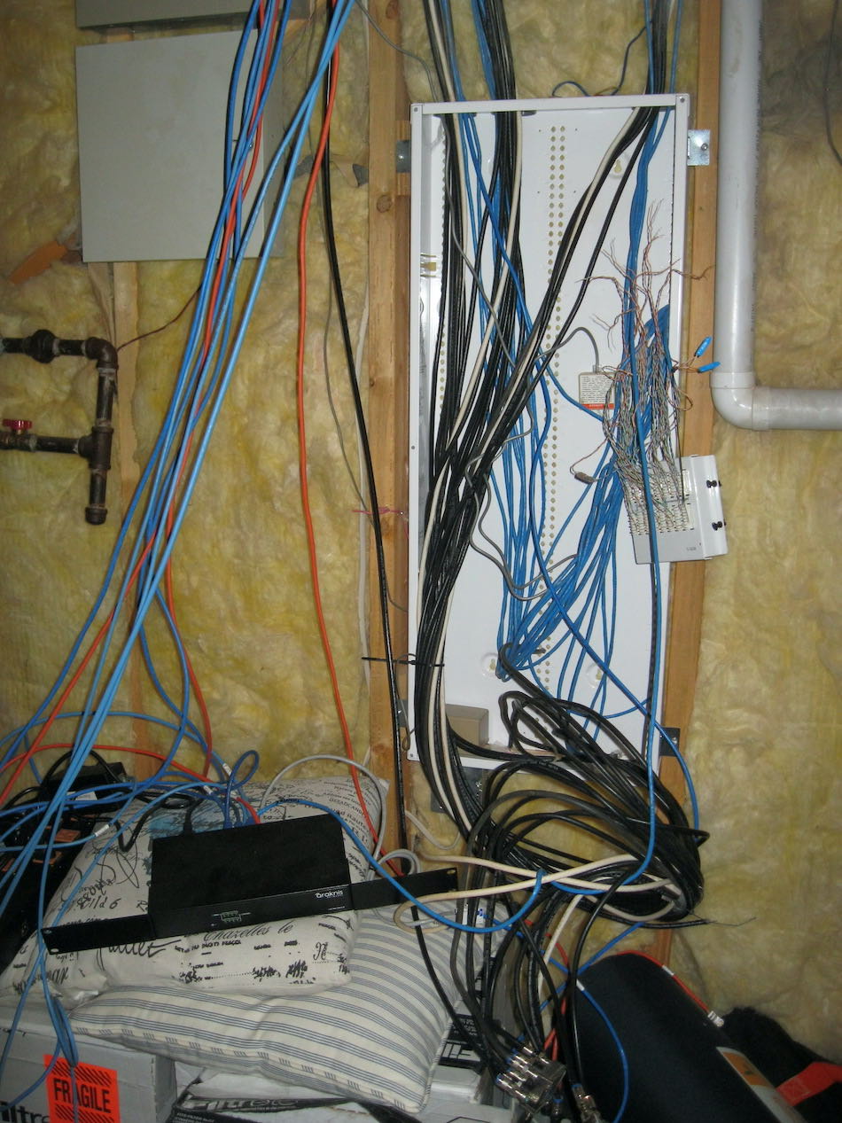 Messy Wiring Panel