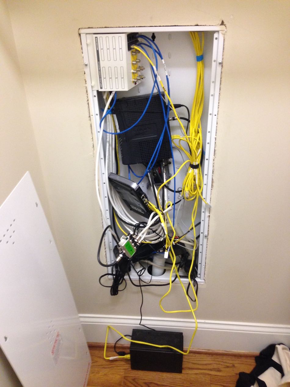 Messy Wiring Panel
